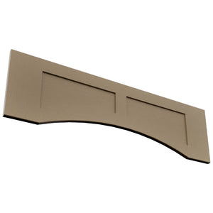 Fabuwood Galaxy Truffle VARP42 Wall Valance, Top View