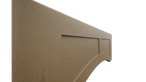 Fabuwood Galaxy Truffle VARP54 Wall Valance, Detail View