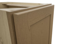 Fabuwood Galaxy Truffle VB15FD Vanity Base Full Height Cabinet, Detail View
