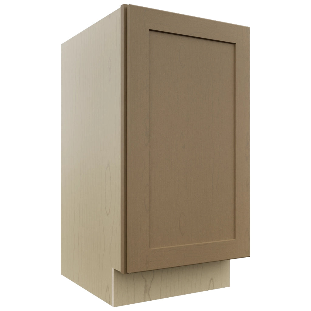 Fabuwood Galaxy Truffle VB18FD Vanity Base Full Height Cabinet, Front View