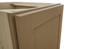 Fabuwood Galaxy Truffle VB18FD Vanity Base Full Height Cabinet, Detail View