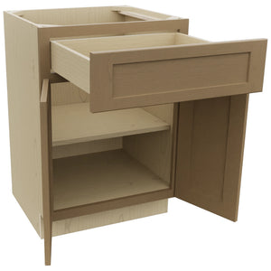 Fabuwood Galaxy Truffle VB24-34 Vanity Base Standard Cabinet, Open View