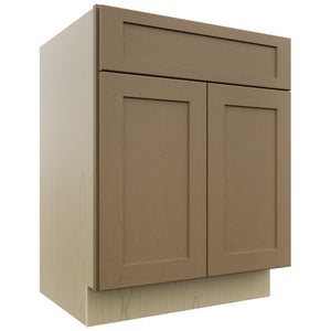 Fabuwood Galaxy Truffle VB27-34 Vanity Base Standard Cabinet, Front View