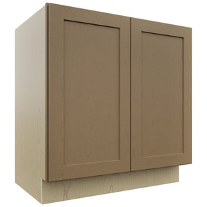 Fabuwood Galaxy Truffle VB33FD Vanity Base Standard Cabinet, Front View