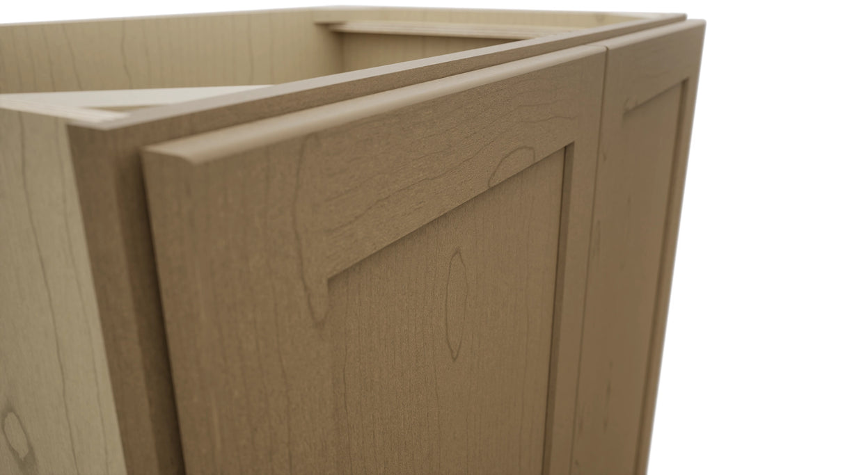 Fabuwood Galaxy Truffle VB33FD Vanity Base Standard Cabinet, Detail View