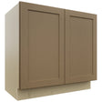 Fabuwood Galaxy Truffle VB36FD Vanity Base Full Height Cabinet, Front View