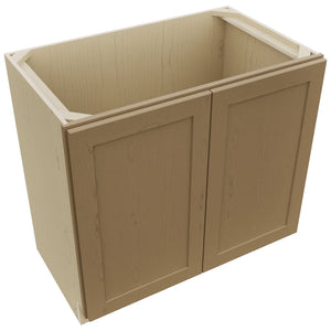 Fabuwood Galaxy Truffle VB36FD Vanity Base Full Height Cabinet, Top View