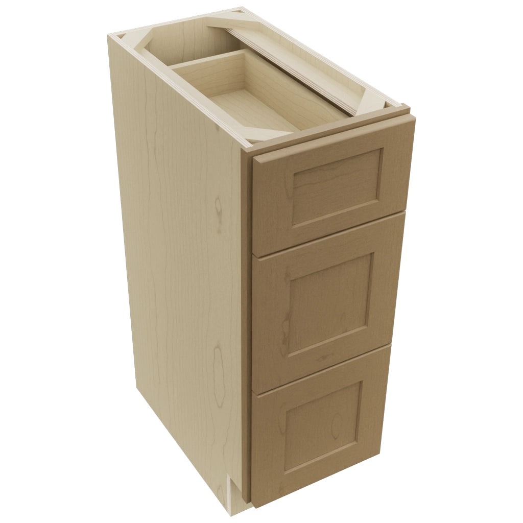 Fabuwood Galaxy Truffle VDB12-34 Vanity Drawer Cabinet, Top View