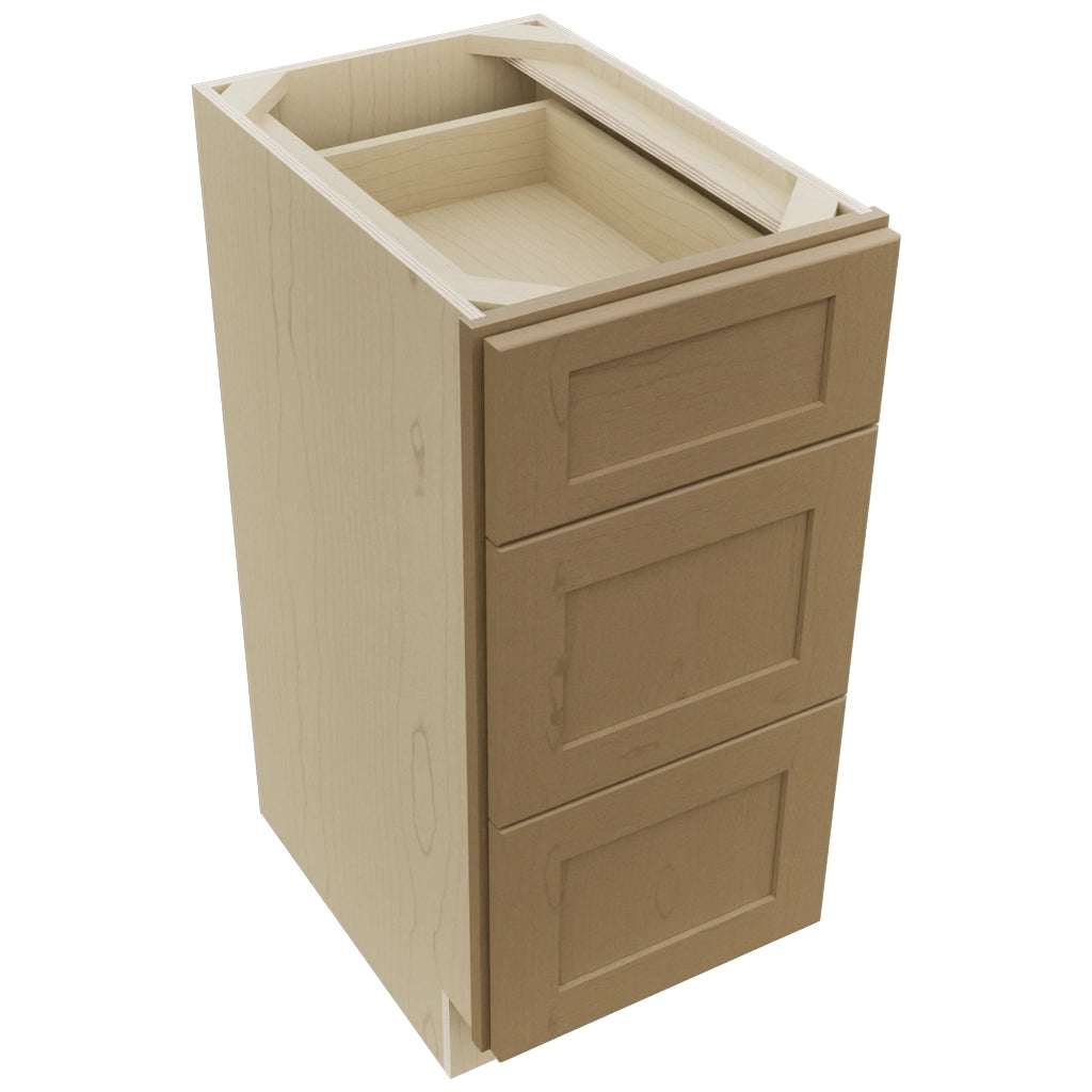 Fabuwood Galaxy Truffle VDB15-34 Vanity Drawer Cabinet, Top View