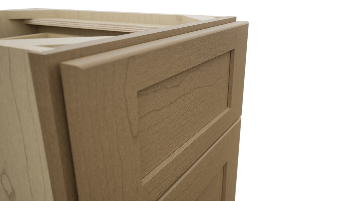 Fabuwood Galaxy Truffle VDB15-34 Vanity Drawer Cabinet, Detail View