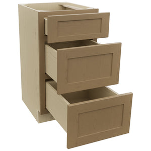 Fabuwood Galaxy Truffle VDB18-34 Vanity Drawer Cabinet, Open View