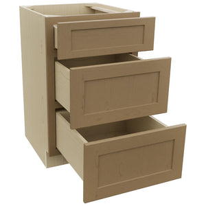 Fabuwood Galaxy Truffle VDB21-34 Vanity Drawer Cabinet, Open View