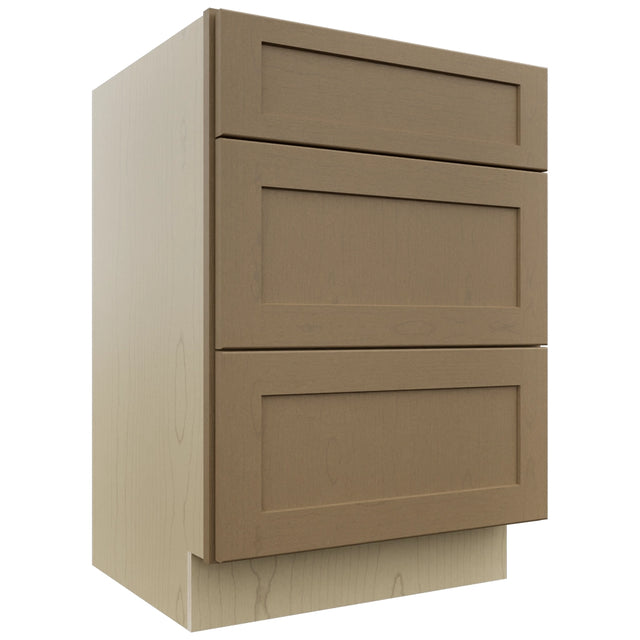 Fabuwood Galaxy Truffle VDB24-34 Vanity Drawer Cabinet, Front View