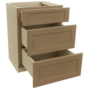 Fabuwood Galaxy Truffle VDB24-34 Vanity Drawer Cabinet, Open View