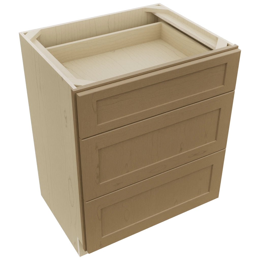 Fabuwood Galaxy Truffle VDB27-34 Vanity Drawer Cabinet, Top View