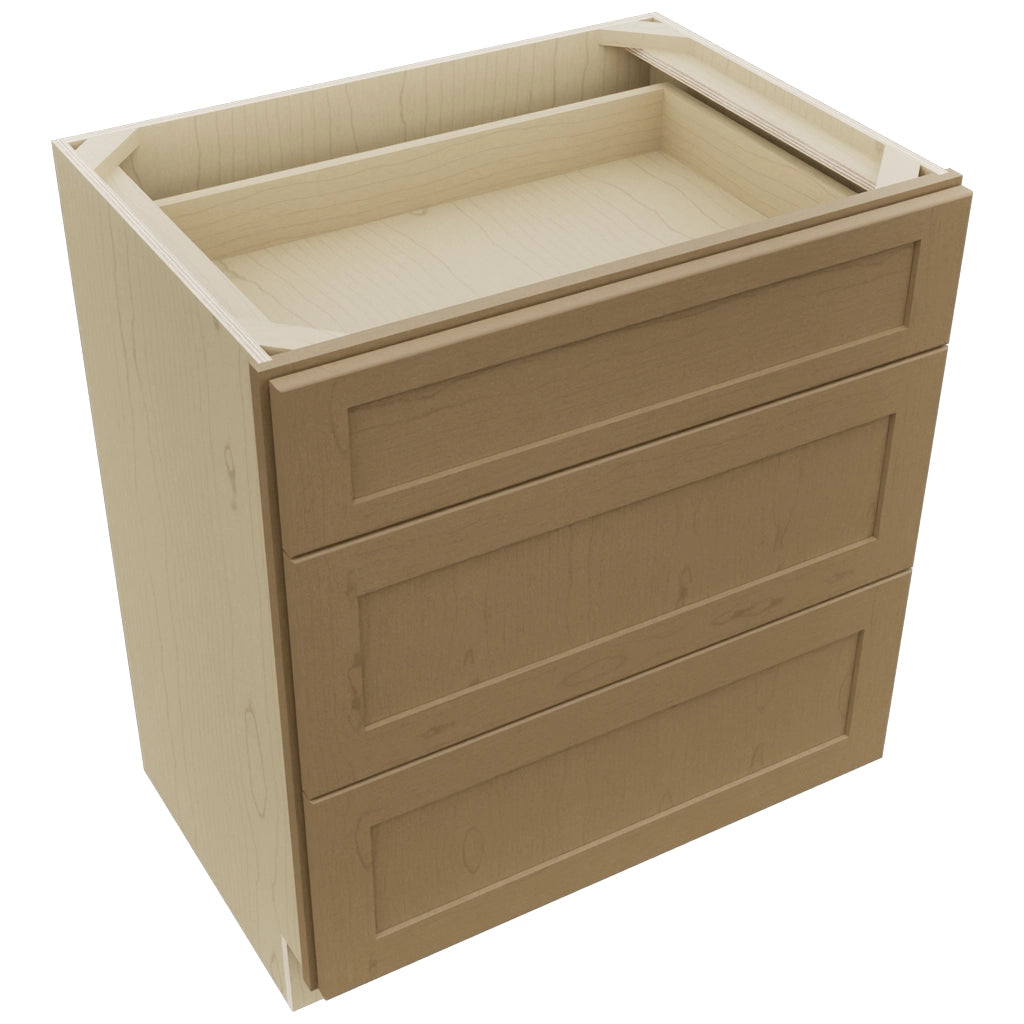 Fabuwood Galaxy Truffle VDB30-34 Vanity Drawer Cabinet, Top View