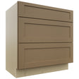 Fabuwood Galaxy Truffle VDB33-34 Vanity Drawer Cabinet, Front View