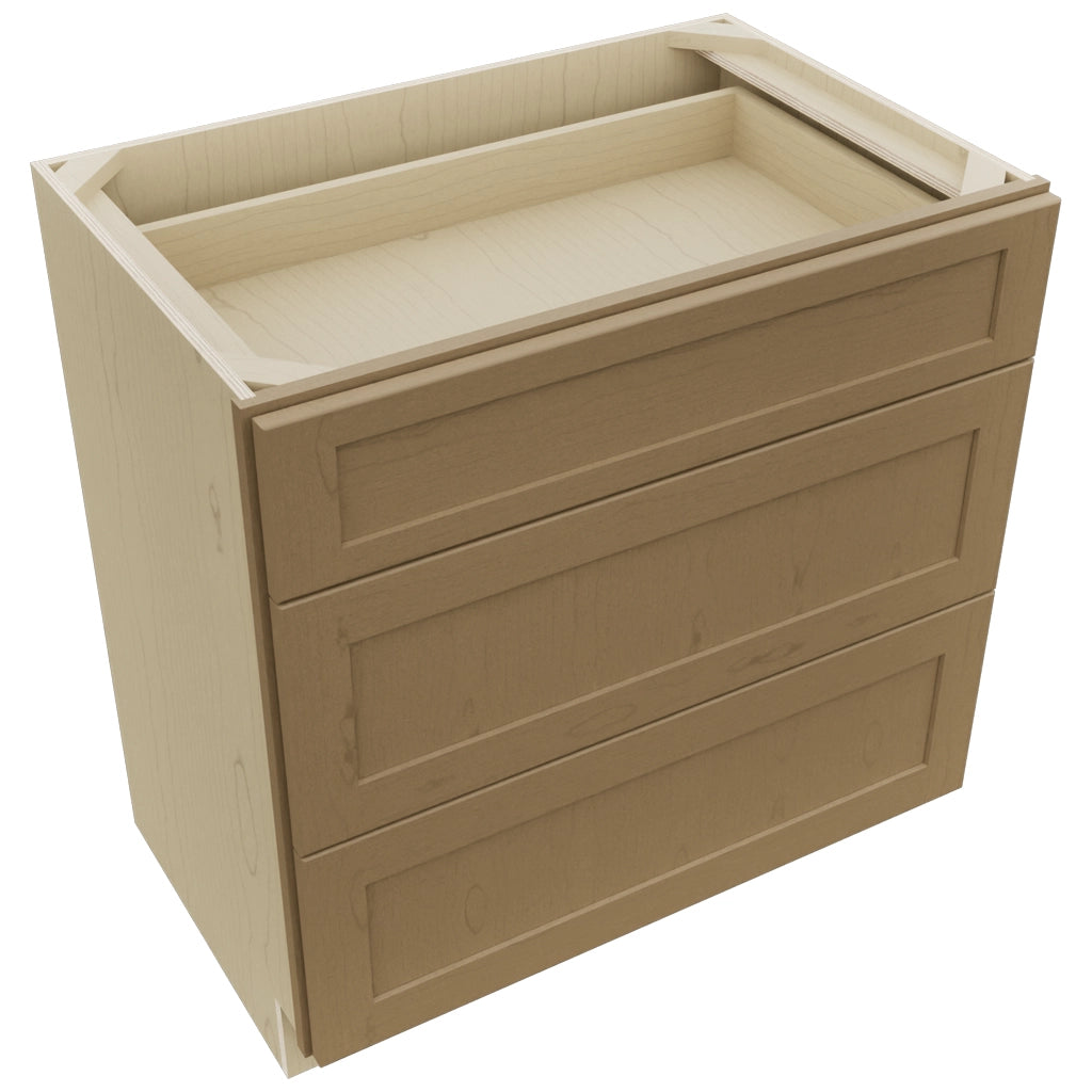 Fabuwood Galaxy Truffle VDB33-34 Vanity Drawer Cabinet, Top View