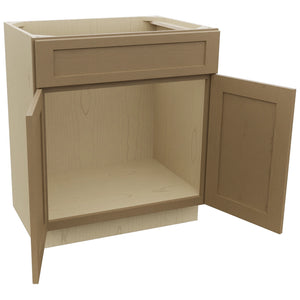 Fabuwood Galaxy Truffle VSB30-34 Vanity Sink Cabinet, Open View