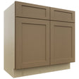 Fabuwood Galaxy Truffle VSB36-34 Vanity Sink Cabinet, Front View