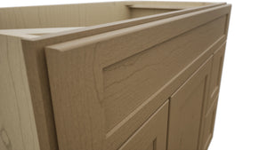 Fabuwood Galaxy Truffle VSD30DL Vanity Combo Cabinet, Detail View