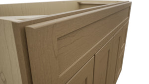 Fabuwood Galaxy Truffle VSD30DR Vanity Combo Cabinet, Detail View