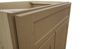 Fabuwood Galaxy Truffle VSD36DL Vanity Combo Cabinet, Detail View