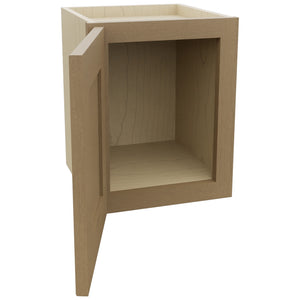 Fabuwood Galaxy Truffle W1215 Wall Standard Cabinet, Open View