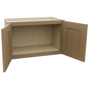 Fabuwood Galaxy Truffle W2415 Wall Standard Cabinet, Open View