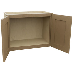 Fabuwood Galaxy Truffle W2418 Wall Standard Cabinet, Open View