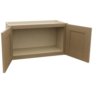 Fabuwood Galaxy Truffle W2715 Wall Standard Cabinet, Open View