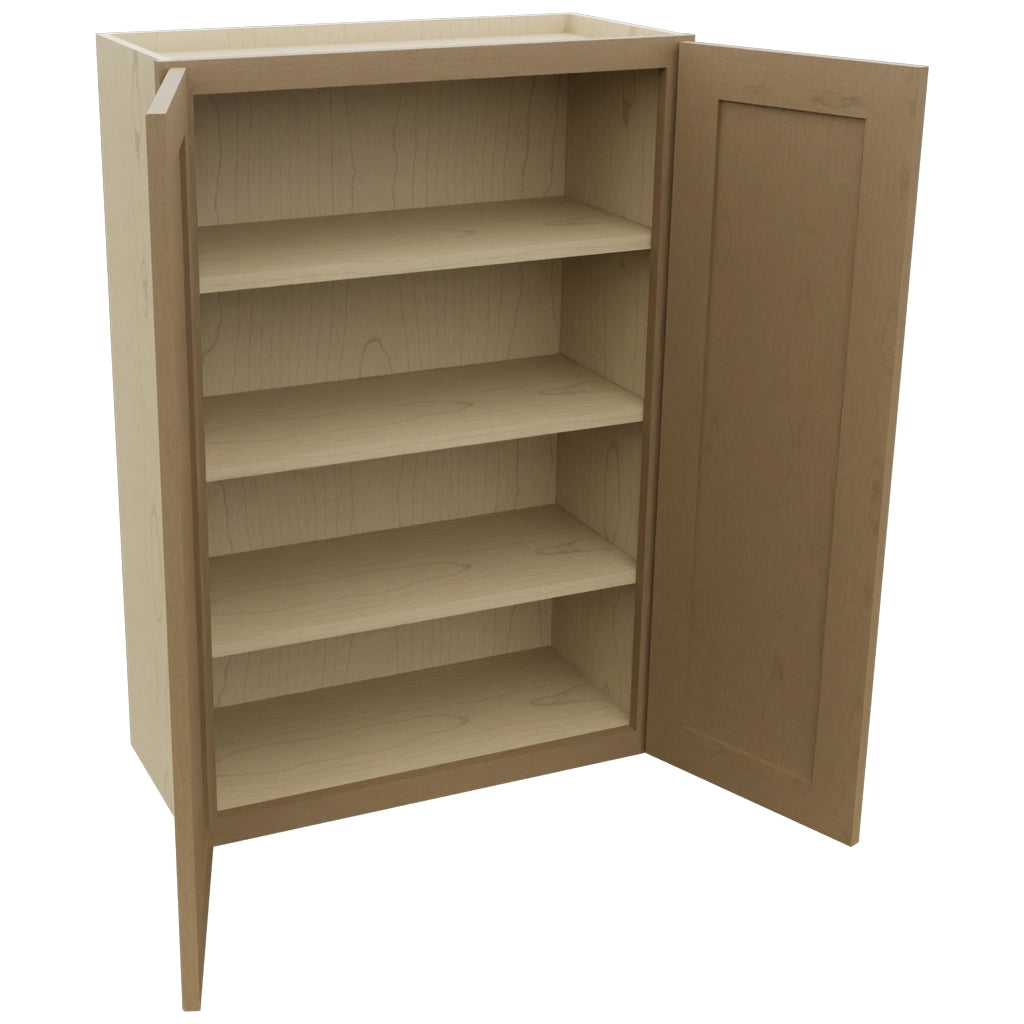 Fabuwood Galaxy Truffle W2739 Wall Standard Cabinet, Open View