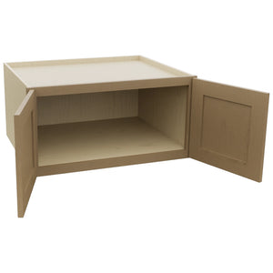 Fabuwood Galaxy Truffle W301524 Wall Deep Cabinet, Open View