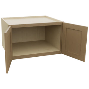 Fabuwood Galaxy Truffle W301824 Wall Deep Cabinet, Open View
