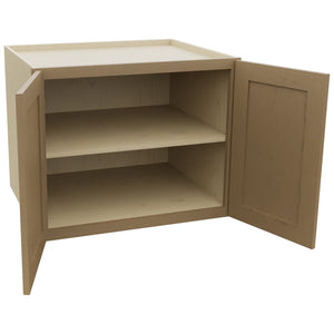 Fabuwood Galaxy Truffle W302424 Wall Deep Cabinet, Open View