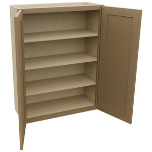 Fabuwood Galaxy Truffle W3039 Wall Standard Cabinet, Open View