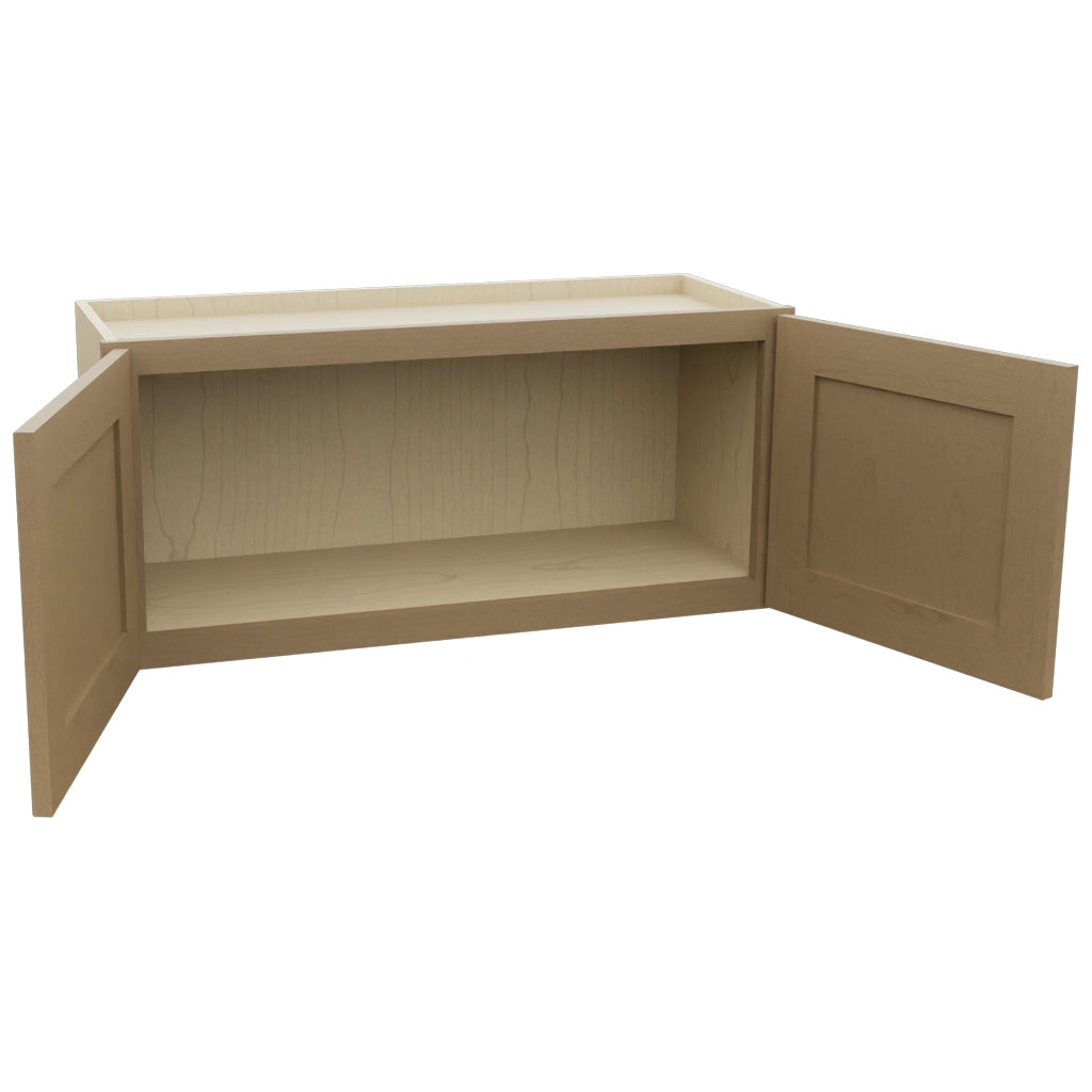 Fabuwood Galaxy Truffle W3315 Wall Standard Cabinet, Open View
