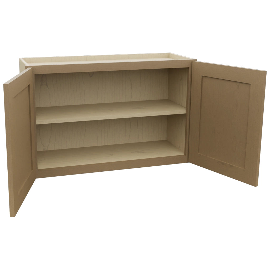Fabuwood Galaxy Truffle W3321 Wall Standard Cabinet, Open View