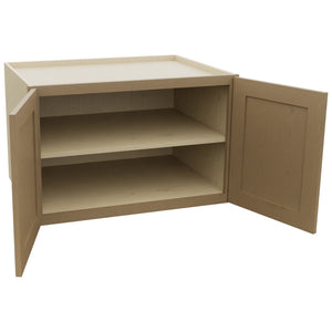 Fabuwood Galaxy Truffle W332124 Wall Deep Cabinet, Open View