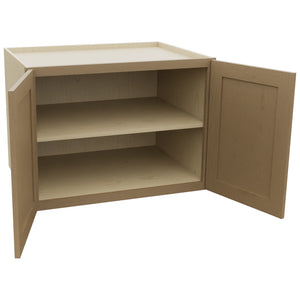 Fabuwood Galaxy Truffle W332424 Wall Deep Cabinet, Open View