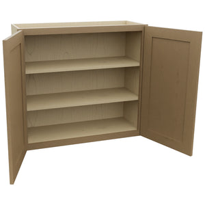Fabuwood Galaxy Truffle W3330 Wall Standard Cabinet, Open View