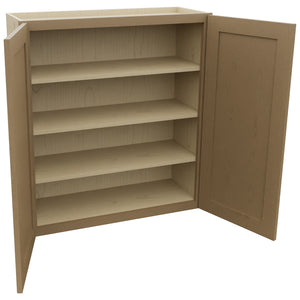 Fabuwood Galaxy Truffle W3336 Wall Standard Cabinet, Open View