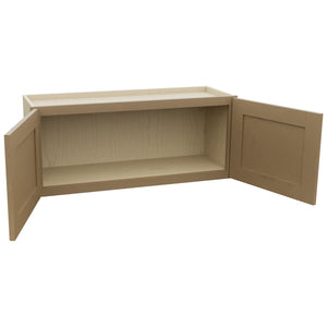 Fabuwood Galaxy Truffle W3615 Wall Standard Cabinet, Open View
