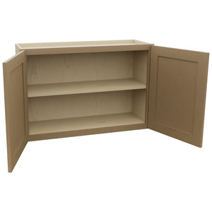 Fabuwood Galaxy Truffle W3624 Wall Standard Cabinet, Open View