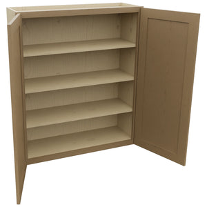 Fabuwood Galaxy Truffle W3642 Wall Standard Cabinet, Open View