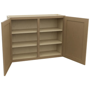 Fabuwood Galaxy Truffle W3930 Wall Standard Cabinet, Open View