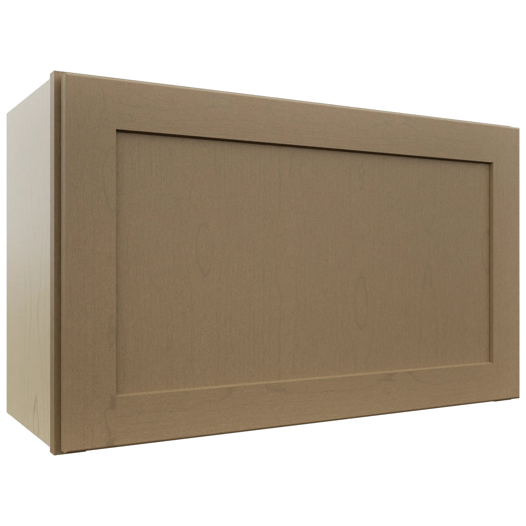Fabuwood Galaxy Truffle WAC3018 Wall Appliance Cabinet, Front View