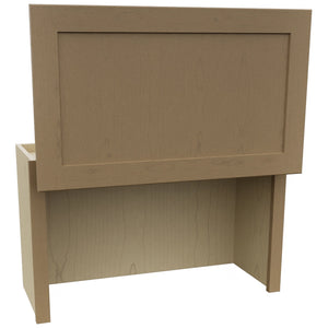Fabuwood Galaxy Truffle WAC3018 Wall Appliance Cabinet, Open View