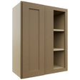 Fabuwood Galaxy Truffle WBC2430 Wall Corner Blind Cabinet, Front View