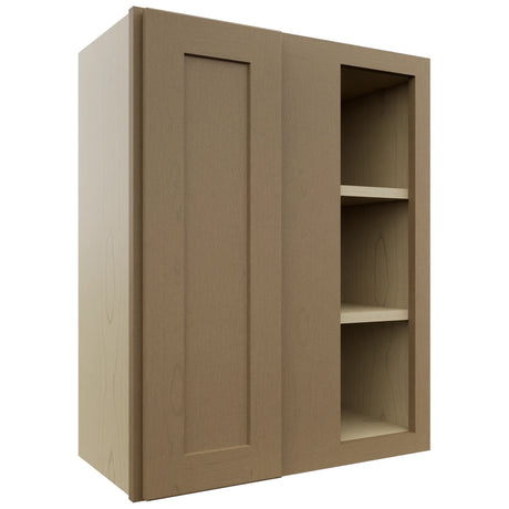 Fabuwood Galaxy Truffle WBC2430 Wall Corner Blind Cabinet, Front View